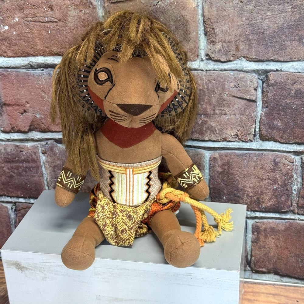 The Lion King Broadway Plush Simba Musical Limited Edition Plush 11" Disney
